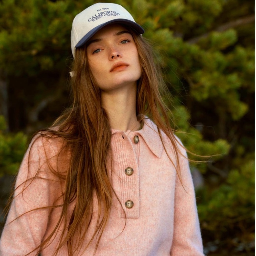 ZARA 100% WOOL KNIT POLO NWT